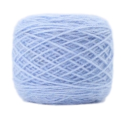 Васильковый Пряжа мохер, для ткачества, вязание крючком, васильковый, 1.5~2 мм, около 150г/моток