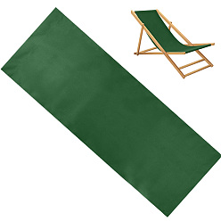 Medium Sea Green 1Pc Canvas Beach Chair Replacement Fabric, Rectangle, Medium Sea Green, 1200x435x2mm