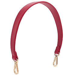 Красный 1ручки для сумок из поликарбоната и искусственной кожи, аксессуары для замены сумок, золотой свет, красные, 480x25 мм