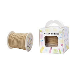 Белый Навахо Крошечные упругой нити спандекс, туаль фуляр шнур, навахо белый, 5x3 мм, о 21.87yards / рулон (20 м / рулон)