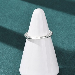 Серебро 990 стерлингового серебра кольца перста, серебряные, 2 мм, 17 мм