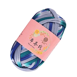 Морской Синий Супермягкая полиэфирная пряжа, для ручного вязания толстой нити, Marine Blue, 23 мм