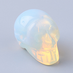 Опал Opalite бисер, череп, 15~17x19~22x9~13 мм, отверстие : 3~4 мм