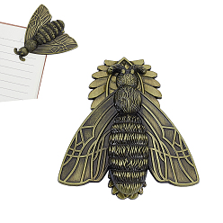 Other Animal Зажимы из сплава, винтажные вырезки из страниц, античная бронза, моль, 80x75x21 мм