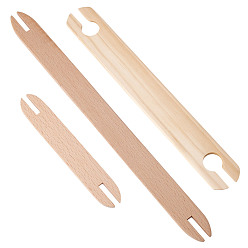 (52) Непрозрачная лаванда 3 шт. 3 стили деревянные вязальные ткацкие станки челноки, разноцветные, 151~300x23~35x4.5~5.5 мм, 1 шт / стиль