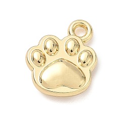 Золотой Подвески из сплава , лапы печатать прелести, золотые, 11x10x3 мм, отверстие : 1.5 мм