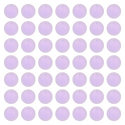 Lilac Silicone Beads, Round, Lilac, 14.5mm, Hole: 2.5mm