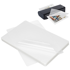 Прозрачный 100 шт. пластиковая пленка для ламинирования пакетов, фотозащитные листы, для горячего ламинатора, прозрачные, 215x134x0.1 мм