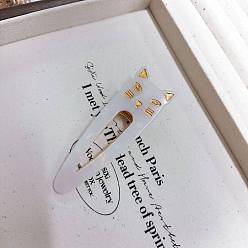 (404) Непрозрачное AB Кислое яблоко Заколки для волос из кожи аллигатора в форме кошки из ацетата целлюлозы (смола), аксессуары для волос для девочек женщин, цветочный белый, 73 мм