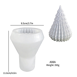 Белый Силиконовые формы для елок своими руками, дисплей формы, изготовление ювелирных изделий на основе смолы и эпоксидной смолы, белые, 95x116 мм