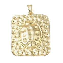 Квадрат Большие сплавочные подвески, без кадмия и без свинца, квадратный, 75x59x7 мм, отверстие : 12x6 мм