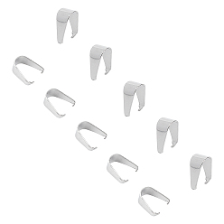 Нержавеющая Сталь Цвет 304 из нержавеющей стали оснастки на поруки, цвет нержавеющей стали, 13x9x6 мм, 150 шт / коробка