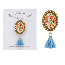 Oval Акриловая магнитная игла-штифт, магнитный держатель ловушки, плоско-круглые, для принадлежностей для вышивки крестом, овальные, 101x93 мм