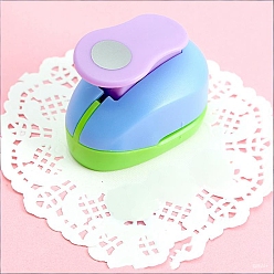 Круглые Дыроколы из пластиковой бумаги, перфоратор для бумаги для рукоделия и скрапбукинга, случайный цвет, круглые