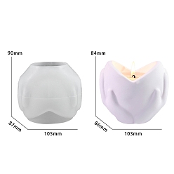 Белый Руки держат сердце силиконовые формы для свечей своими руками, для изготовления свечей, белые, 105x87x90 мм