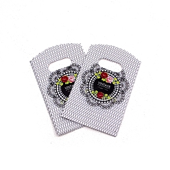 Цветок Пластиковые пакеты, прямоугольные, цветок, 15x9 см