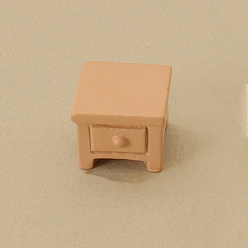 Сэнди Коричневый Мебель и бытовая техника мини модель из смолы, аксессуары для кукольного домика с микро-ландшафтом, притворяясь опорными украшениями, песчаный коричневый, 14x15x11 мм