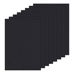 Black 8 Sheets PVC Frame Protective Film Sheets, Black, 298x210x0.5mm