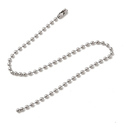 Платина Латунные цепочки для ценников, шаровые цепи, без никеля , платина, 20.7x0.2 см