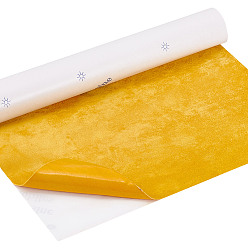 Золотистый Самоклеящаяся замшевая ткань, диваны, автомобильное сиденье, субсидии на ремонт кожаной кожи, золотые, 1500x316x1 мм