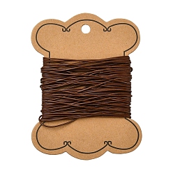 Седло Коричневый 10 м коровьей кожаный шнур, кожаный шнур ювелирных изделий, седло коричневый, 1 мм