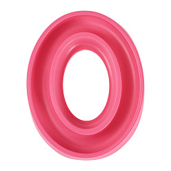 Ярко-Розовый 1пластиковый овальный держатель для шпульки, органайзер для катушек, швейные инструменты, ярко-розовый, 171x140x20.5 мм