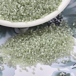 (DB1765) Сверкающий Опаловый с Подкладкой из Сельдерея AB Бусины miyuki delica, цилиндр, японский бисер, 11/0, (дб 1765) опал с игристым сельдереем, 1.3x1.6 мм, отверстия: 0.8 мм, около 10000 шт / мешок, 50 г / мешок