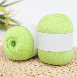 Зелено-Желтый Кашемировая пряжа для вязания, для одежды шарфы свитера шали шапки, зеленый желтый, 50г/моток