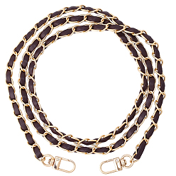 Коричневый 1Ручки для сумок из искусственной кожи и алюминия, лямки для сумок, кофе, 1190x8x5 мм