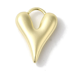 Золотой Стойки подвески обшивки сплава, без кадмия, без никеля и без свинца, сердце прелести, золотые, 20x14x4 мм, отверстие : 5x6.5 мм