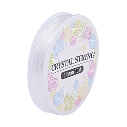Clear Elastic Crystal Thread, Stretchy String Bead Cord, for Beaded Jewelry Making, Clear, 1.0mm, about 10.93 yards(10m)/roll