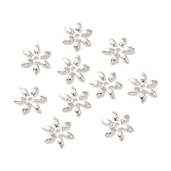 Посеребрённый Латунной шариковой крышкой, без свинца и без кадмия, 925 серебро покрытием, 7.5x8.5x1 мм, отверстие : 1 мм