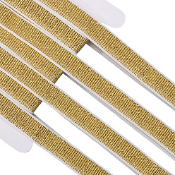 Светло-хаки 11м полиэстеровая эластичная лента, для аксессуаров для одежды, светлый хаки, 5/8 дюйм (15 мм), около 12.03 ярдов (11 м) / комплект