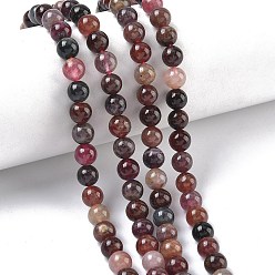 Шпинель Нити бусин из натуральной цветной шпинели, круглые, 6~7 мм, отверстие : 0.8 мм, около 59 шт / нитка, 15.16'' (38.5 см)