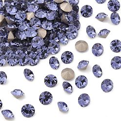 20410 Tanzanite Preciosa® maxima кристалл круглые камни, чешский хрусталь, срыв твердой мозговой оболочки, круглый(431 11 615 шаттон), 20410 танзанит, ss 45 (9.85~10.2 мм)