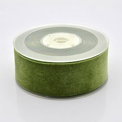 Цвет Оливы Полиэстер бархат лента для упаковки подарка и украшения празднества, оливковый, 1-1/2 дюйм (38 мм), о 20yards / рулон (18.29 м / рулон)