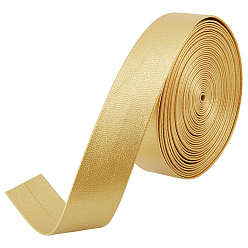 Золотистый Ленты из искусственной кожи, для сумок, изготовление ювелирных изделий, сделай сам крафт, золотые, 1 дюйм (25 мм), около 5.47 ярдов (5 м) / пачка
