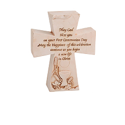 Античный Белый Фигурки крестов из смолы, для украшения рабочего стола домашнего офиса, старинный белый, 35x103x130 мм