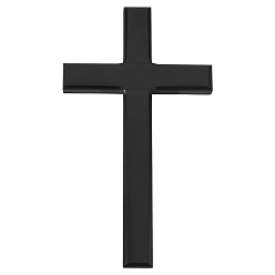 Черный Древесины кабошонов, с винтом, крестик, чёрные, 280x160x20.5 мм