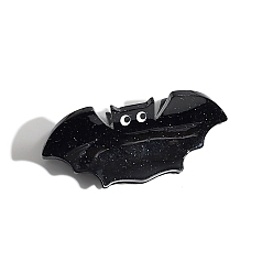 Bat Заколки-коготь из ацетата целлюлозы на тему Хэллоуина, аксессуары для волос для женщин, летучая мышь, 23x58 мм