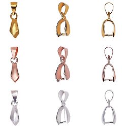 (52) Непрозрачная лаванда Латунные / железные щепотки, пешня для льда, разноцветные, 9.5x2.5 мм, отверстие : 3 мм, штифты : 1 мм