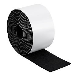 Negro Cinta de fieltro autoadhesiva, negro, 100x5 mm, 5 m / rollo