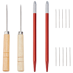 (52) Непрозрачная лаванда 205 инструменты из нержавеющей стали, с деревом, разноцветные, 125x11.5 мм