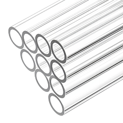 Прозрачный Акриловая круглая трубка, прозрачные, 350x7 мм, внутренний диаметр: 5.5 мм