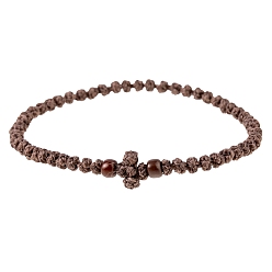 Верблюжий Регулируемые браслеты из нейлоновой оплетки из бусин, верблюжие, 5-1/4~7-5/8 дюйм (13.5~19.5 см)