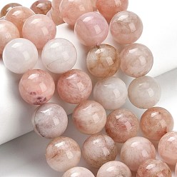 Морганит Натуральный розовый морганит бисер нитей, круглые, 16 мм, отверстие : 1.2 мм, около 25 шт / нитка, 15.55'' (39.5 см)