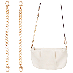 Золотой Железные цепи для кошельков, с карабин-лобстерами , золотые, 20.4 см