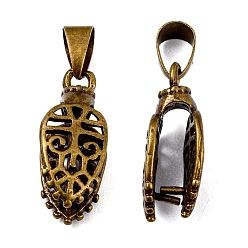 Античная Бронза Латуни льда поручительств выбор щепотка, античная бронза, 18.5 мм, отверстие : 5x4 мм