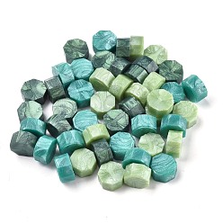 (52) Непрозрачная лаванда Частицы сургуча, для ретро печать печать, восьмиугольник, разноцветные, 9 мм, около 1500 шт / 500 г