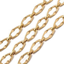 Real 20K Gold Plated 304 цепи натяжные нержавеющие, несварные, ионное покрытие (ip), реальный 20 k позолоченный, 14x7.5x1.3 мм